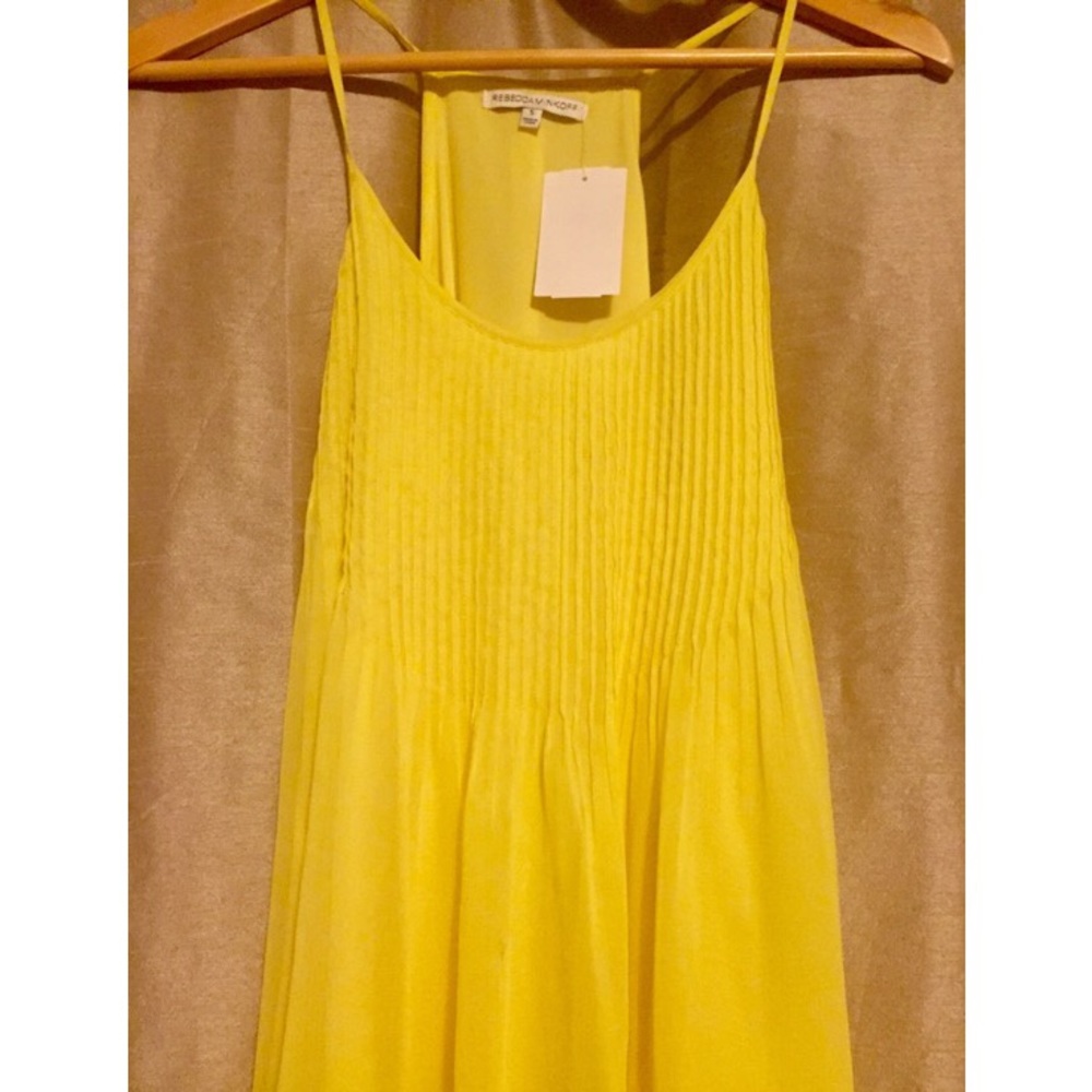 Rebecca Minkoff Yellow tank, size Small, Brand new - Picture 3 of 5